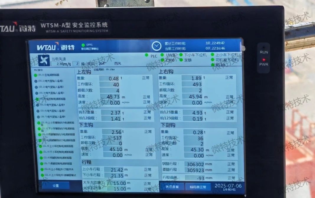 تم تطبيق نظام مراقبة السلامة من Weite بنجاح على رافعة جسرية بقدرة 300 طن في حوض بناء السفن التابع لمجموعة Shenzhen China Merchants Group