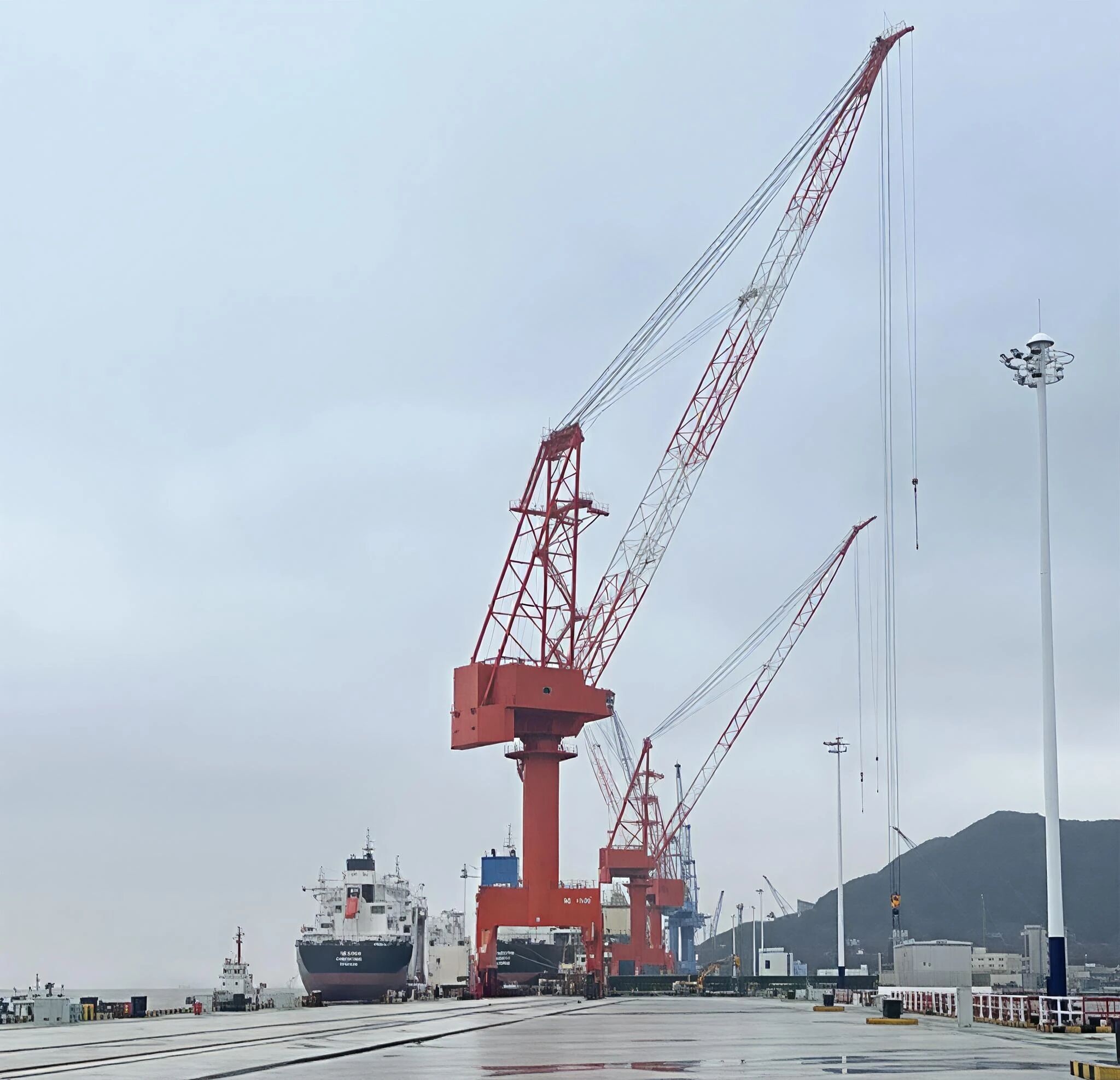 تتعاون WTAU بشكل وثيق مع أحواض بناء السفن! تم تطبيق نظام تجنب الاصطدام بالليدار   نظام مراقبة السلامة CMS على الرافعات.