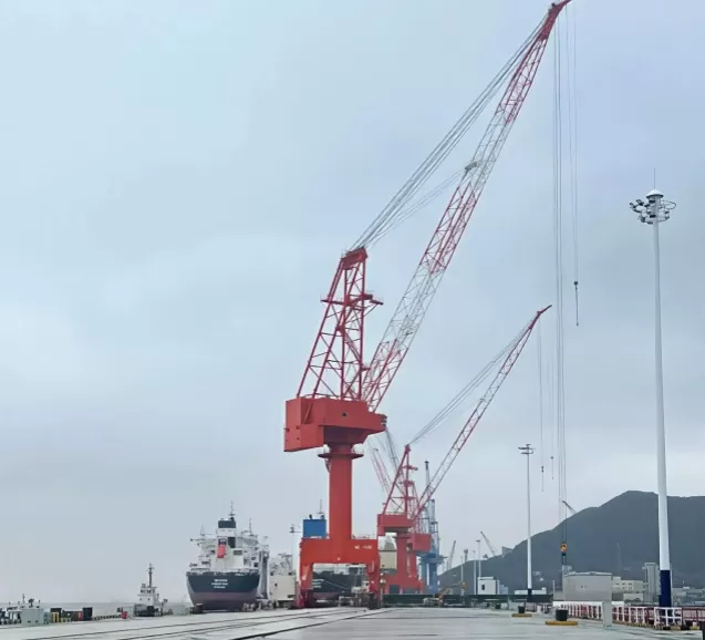 تتعاون WTAU بشكل وثيق مع أحواض بناء السفن! تم تطبيق نظام تجنب الاصطدام بالليدار + نظام مراقبة السلامة CMS على الرافعات.